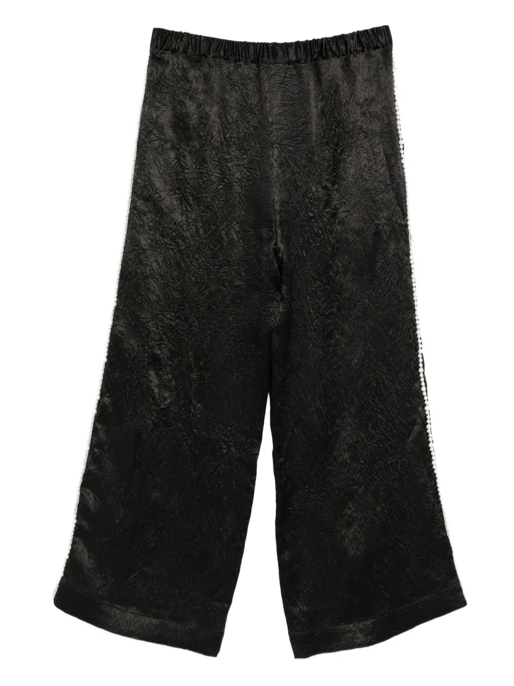 Benjamin Benmoyal textured trousers | Wide-Leg Pants | Image 2