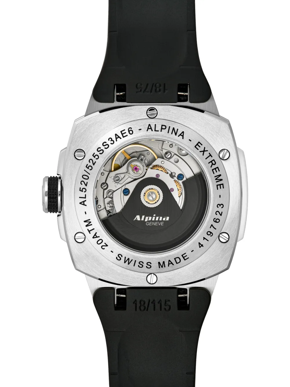 Alpina Extreme Automatic California 40.5mm In Black