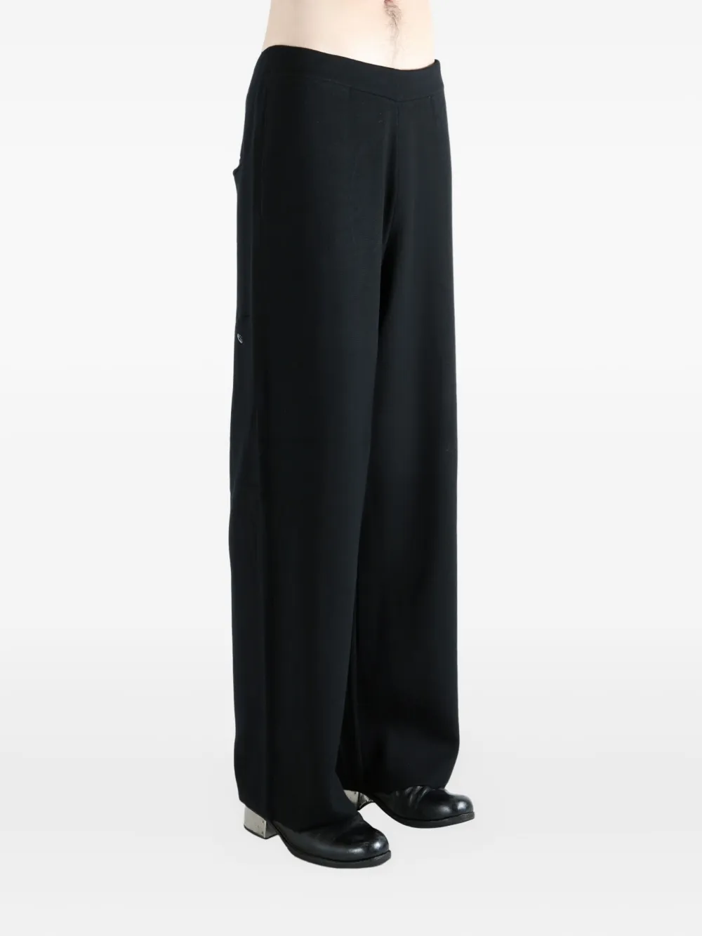  Omar Afridi Knitted Trousers - Black 