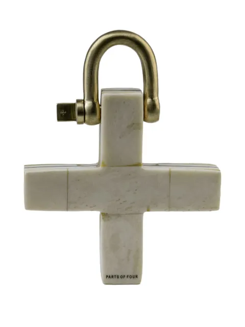 Parts of Four plus charm cross keyring