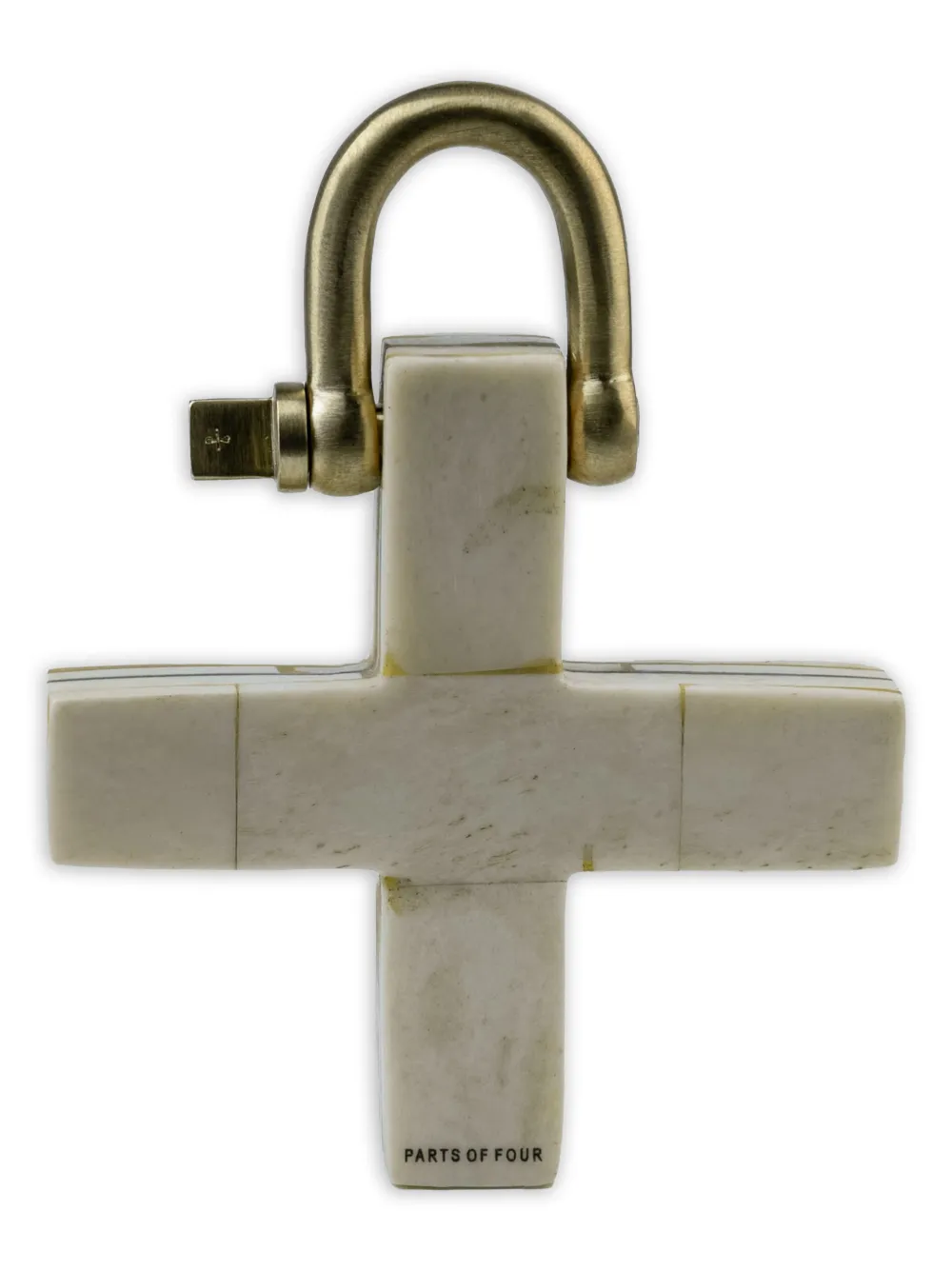 Parts of Four plus charm cross keyring | Neutrals | Image 1