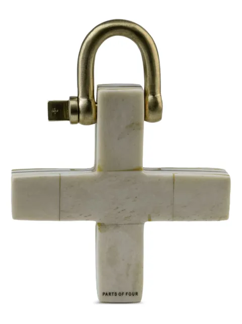 Parts of Four plus charm cross keyring