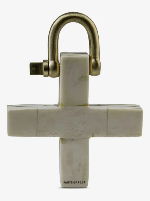 Parts of Four plus charm cross keyring