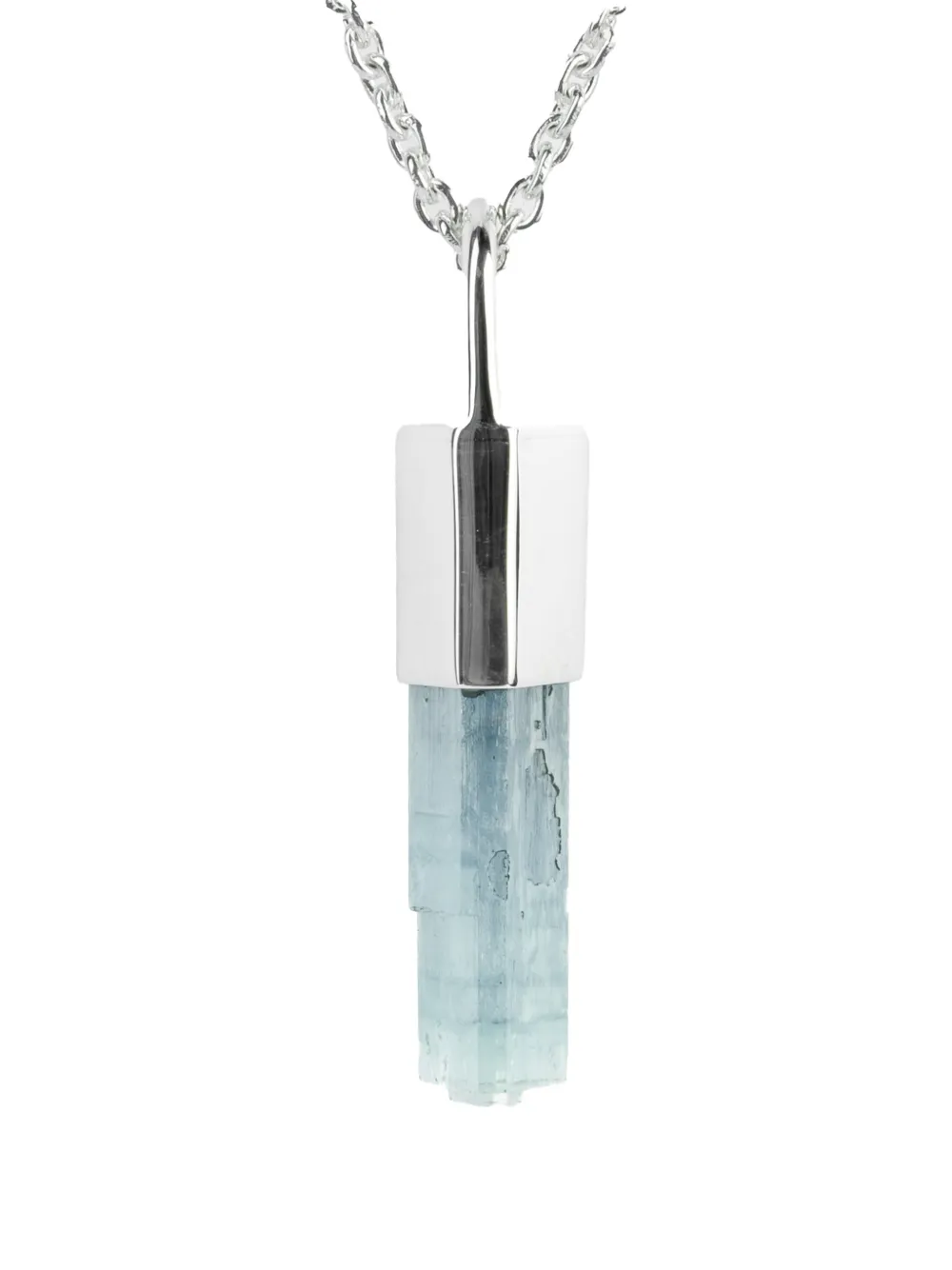 Parts Of Four Talisman Aquamarine Necklace In Silver