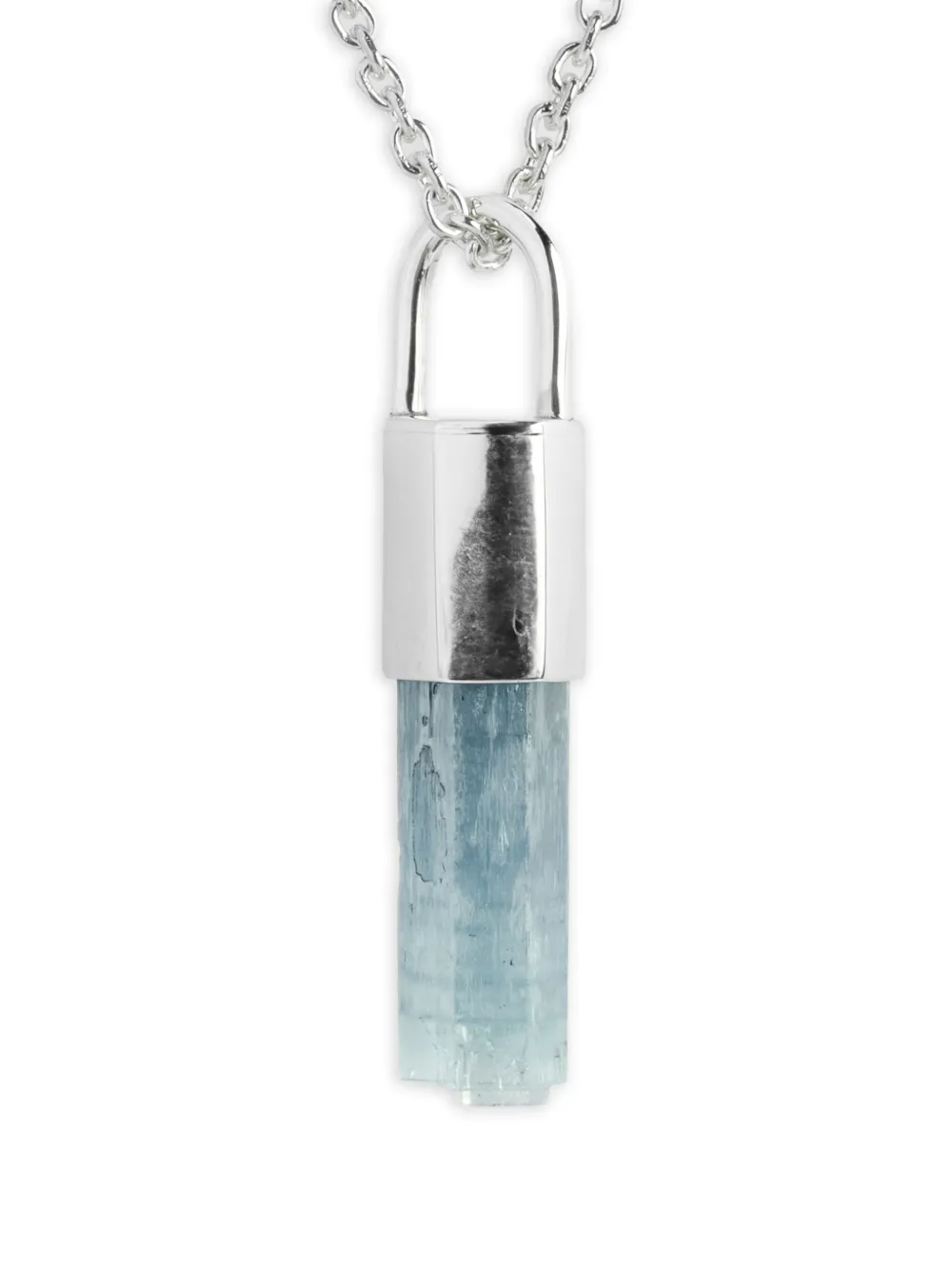 Parts of Four Talisman aquamarine necklace - Argento