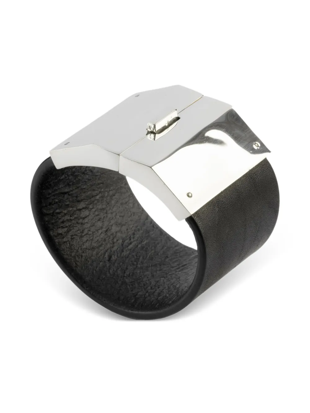 Parts of Four pulsera Box Lock en plata de ley | negro | Image 1