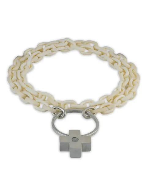 Parts of Four collar en plata de ley con dije de diamante