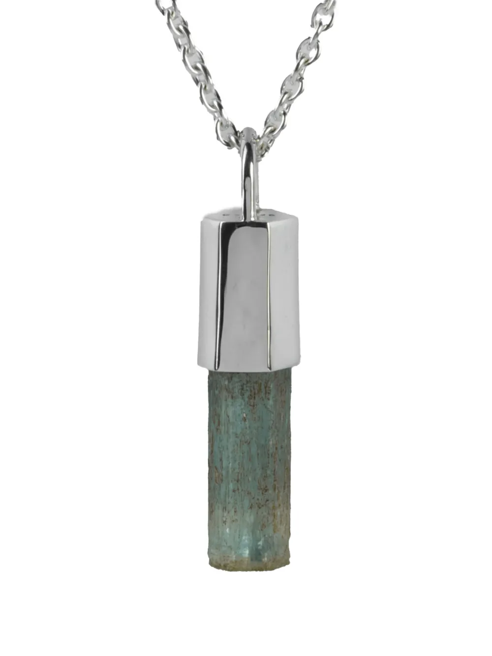 Parts Of Four Talisman Aquamarine Necklace In Green