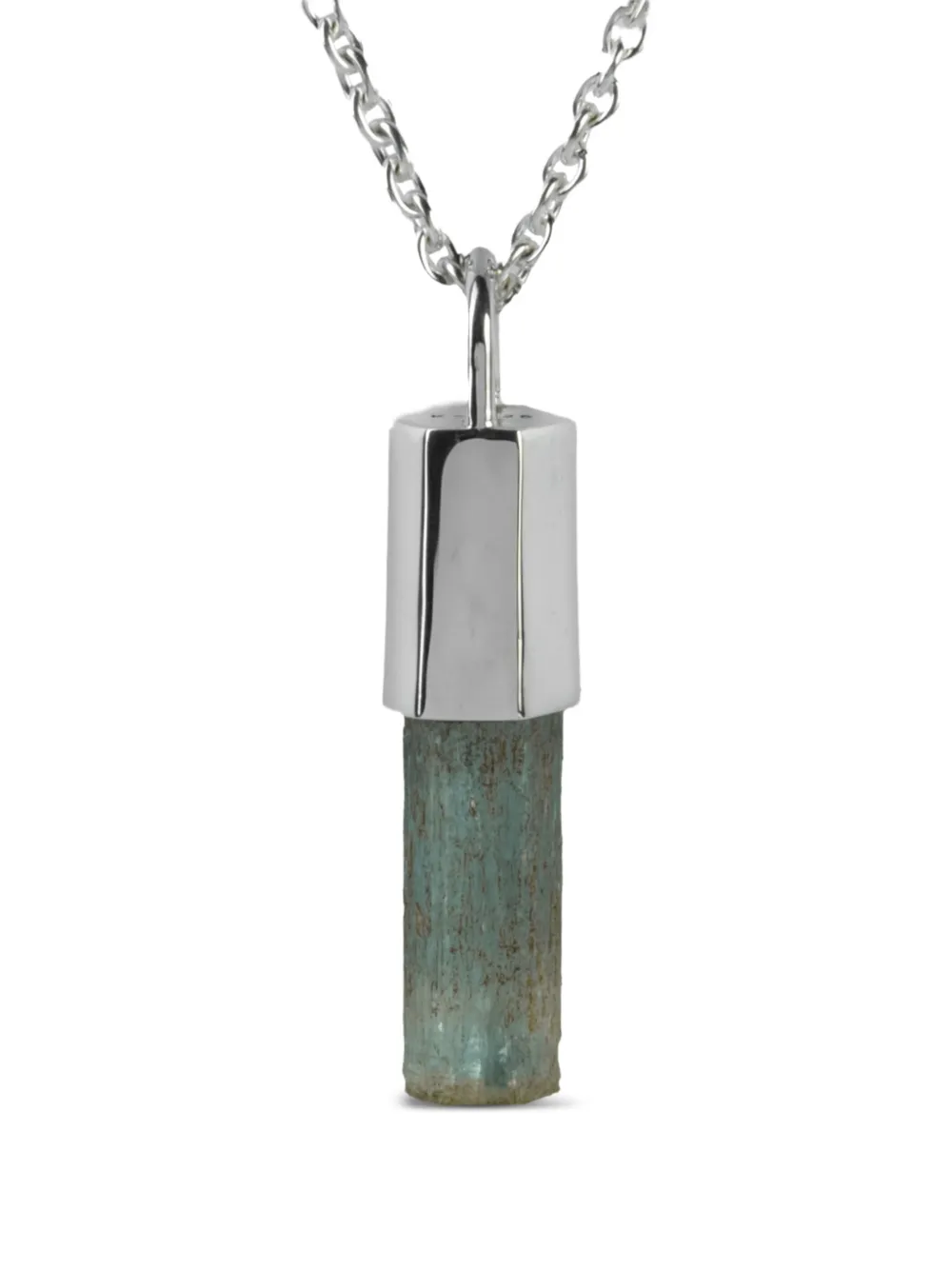 Parts of Four Talisman aquamarine necklace - Argento