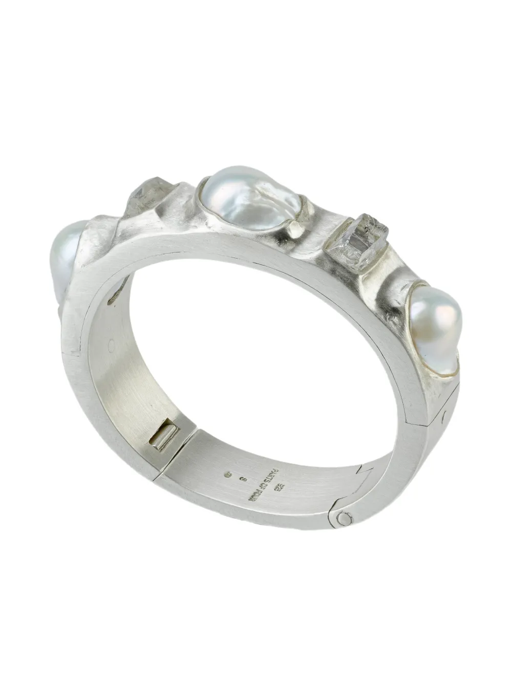 Parts Of Four Sistema Pearl-embellishment Bracelet In Metallic