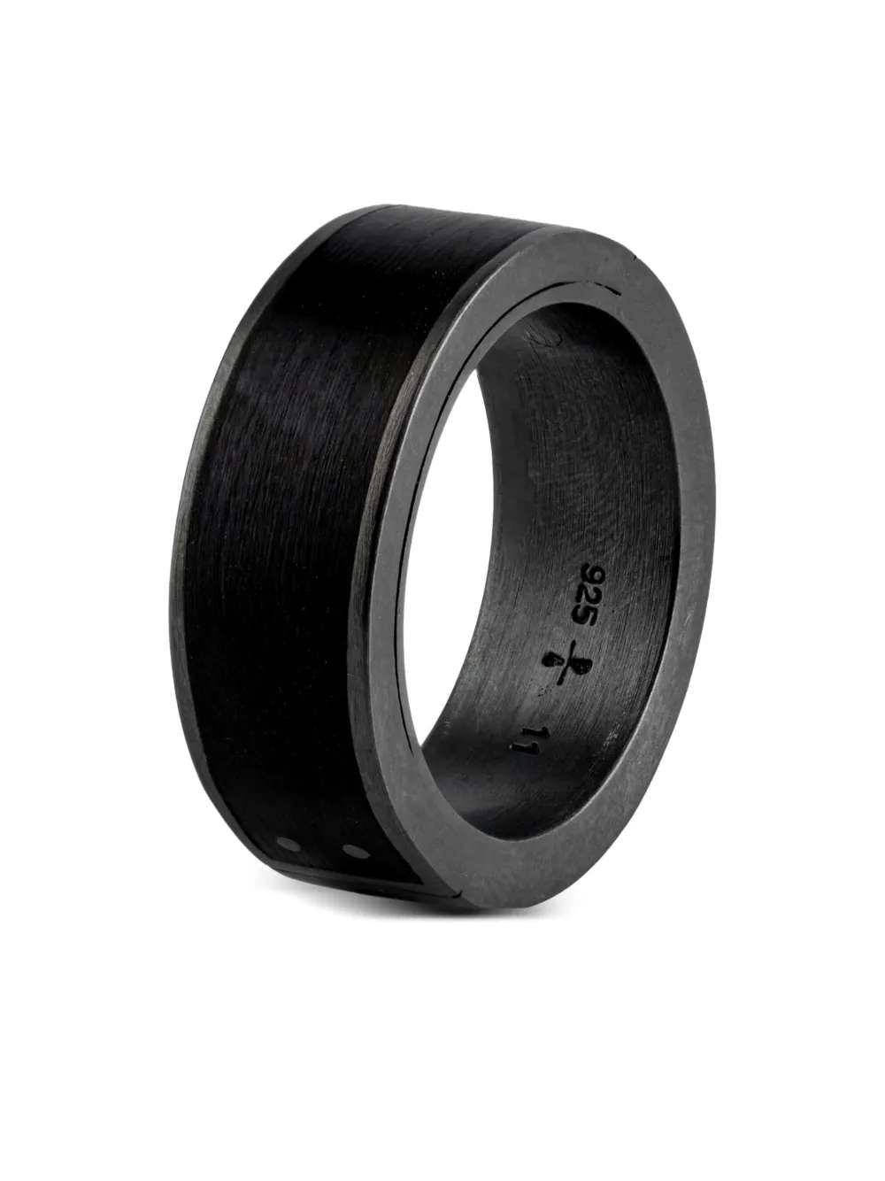 Parts of Four anillo Sistema en plata de ley | negro | Image 1