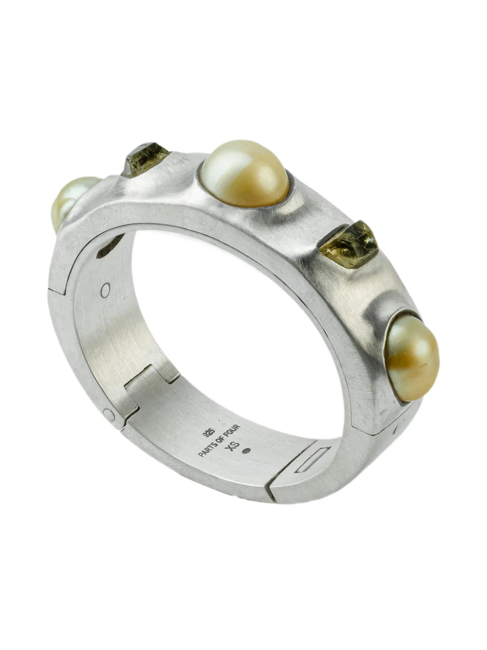Parts Of Four Sistema Pearl-embellishment Bracelet In Metallic