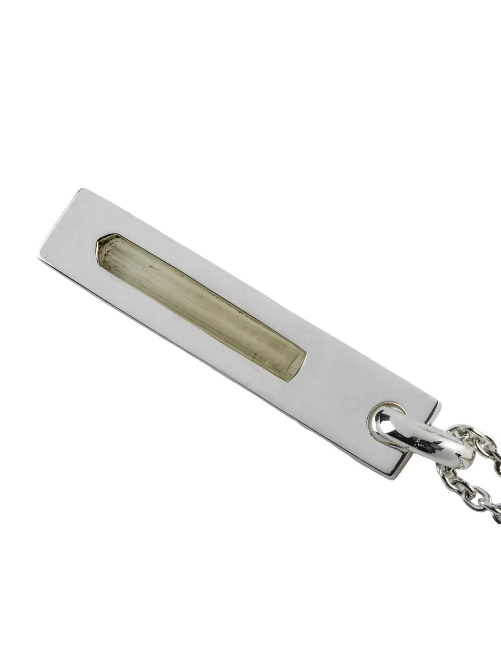 Parts Of Four Plate Zultanite Necklace In Metallic