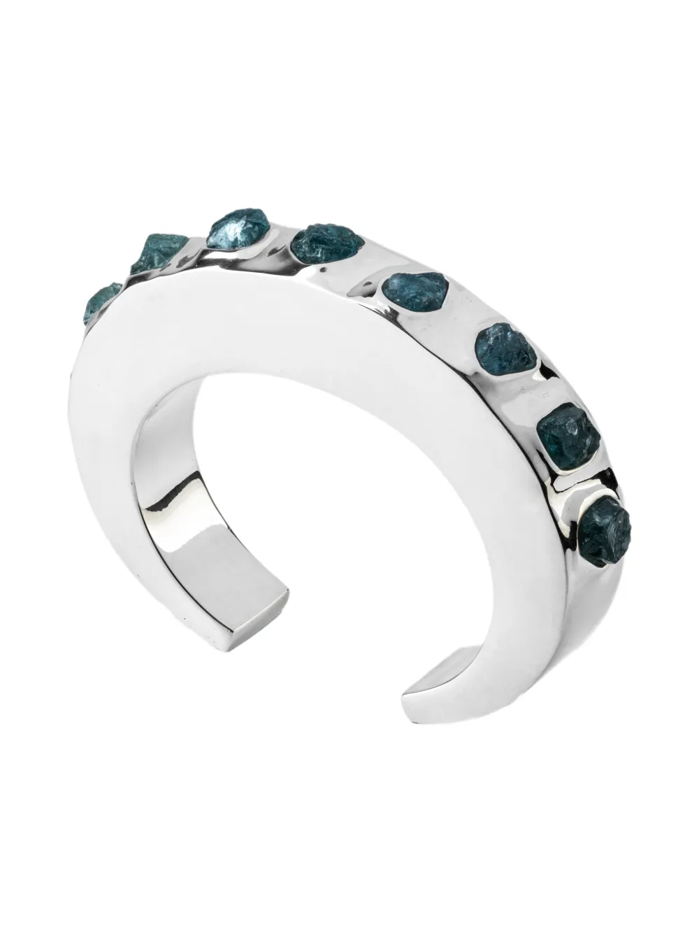 Parts Of Four Crescent Sterling Silver Bracelet In Silver