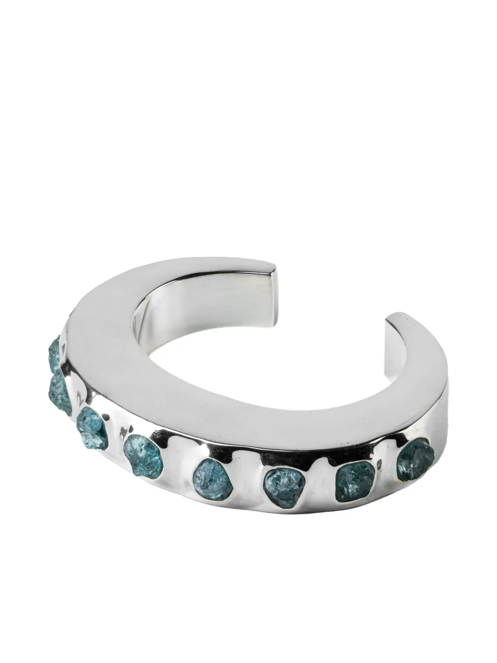 Parts Of Four Crescent Sterling Silver Bracelet In Silver