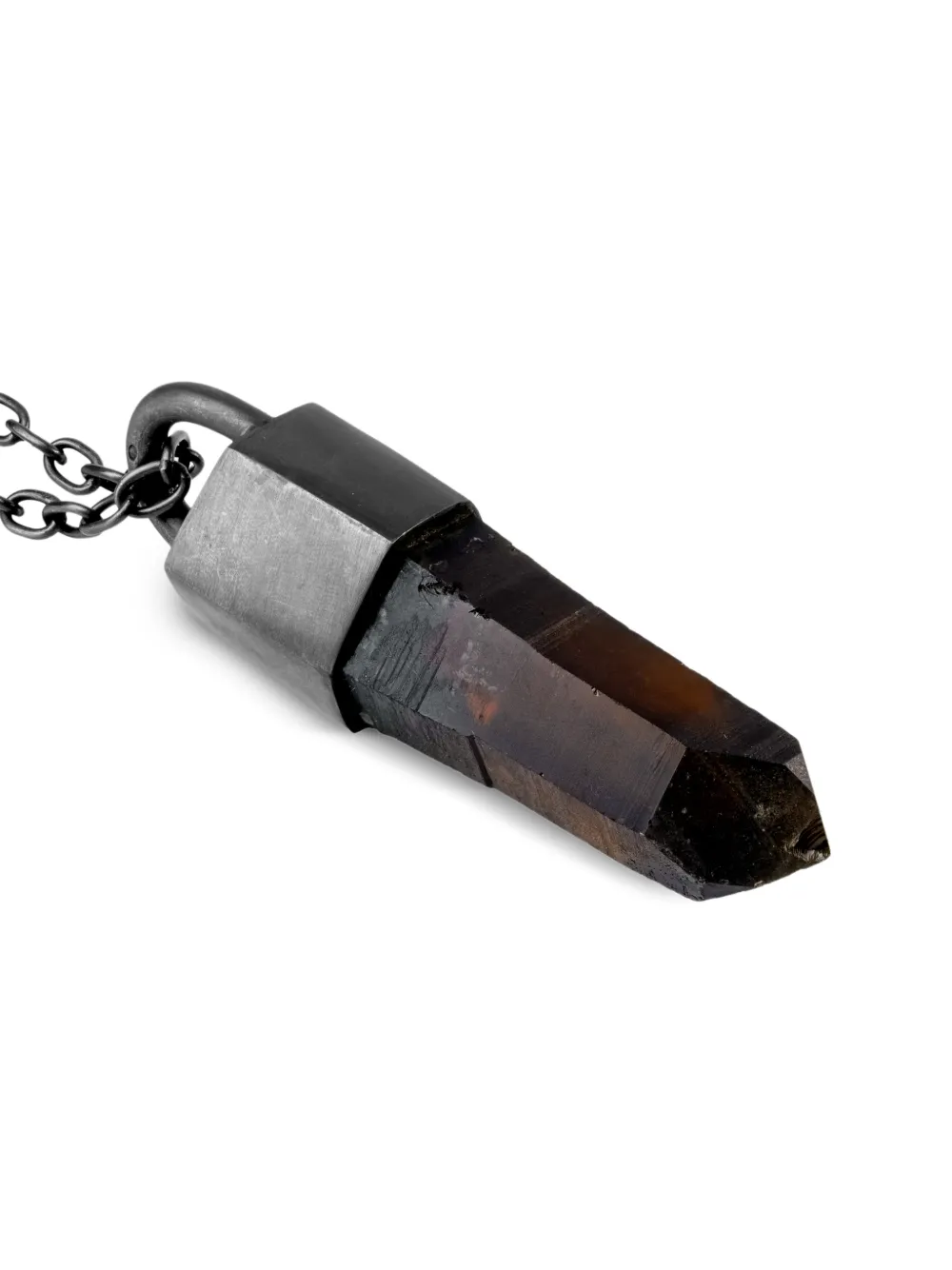 Parts Of Four Sterling Silver Talisman Citrine Necklace In Multi