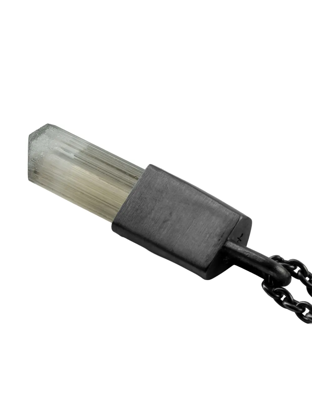 Parts Of Four Oxidised Sterling Silver Talisman Zultanite Necklace In Brown