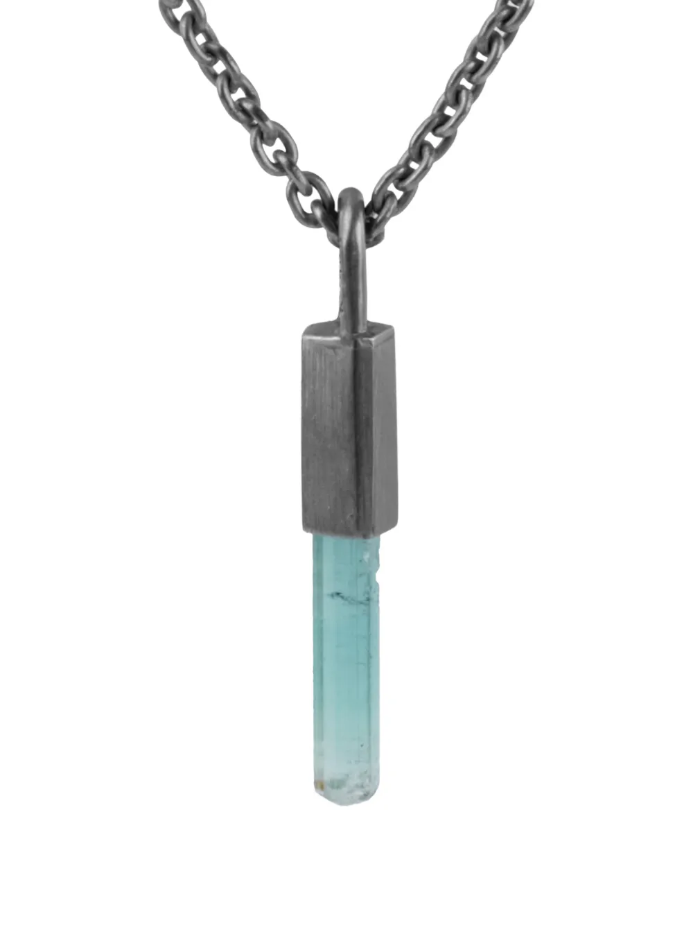 Parts Of Four Sterling Silver Talisman Tourmaline Necklace In Brown