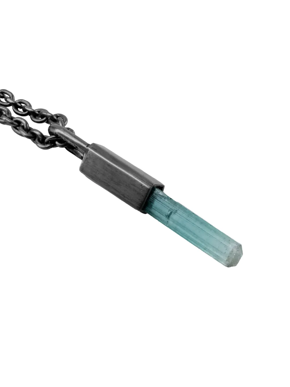 Parts Of Four Sterling Silver Talisman Tourmaline Necklace In Brown