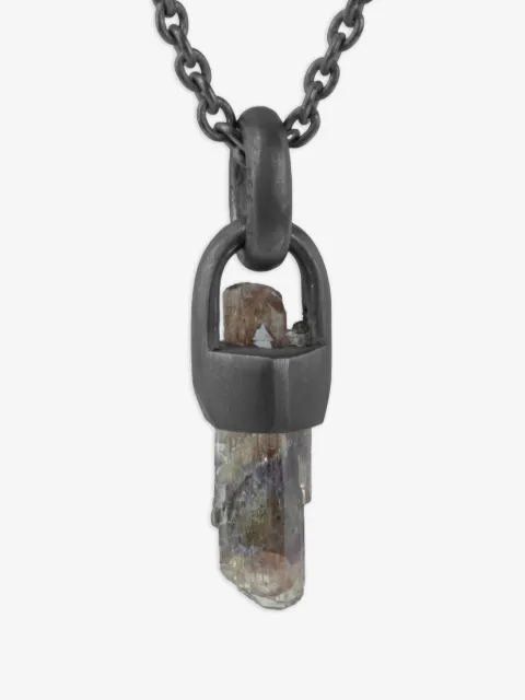 Parts of Four sterling silver Talisman Tanzanite necklace