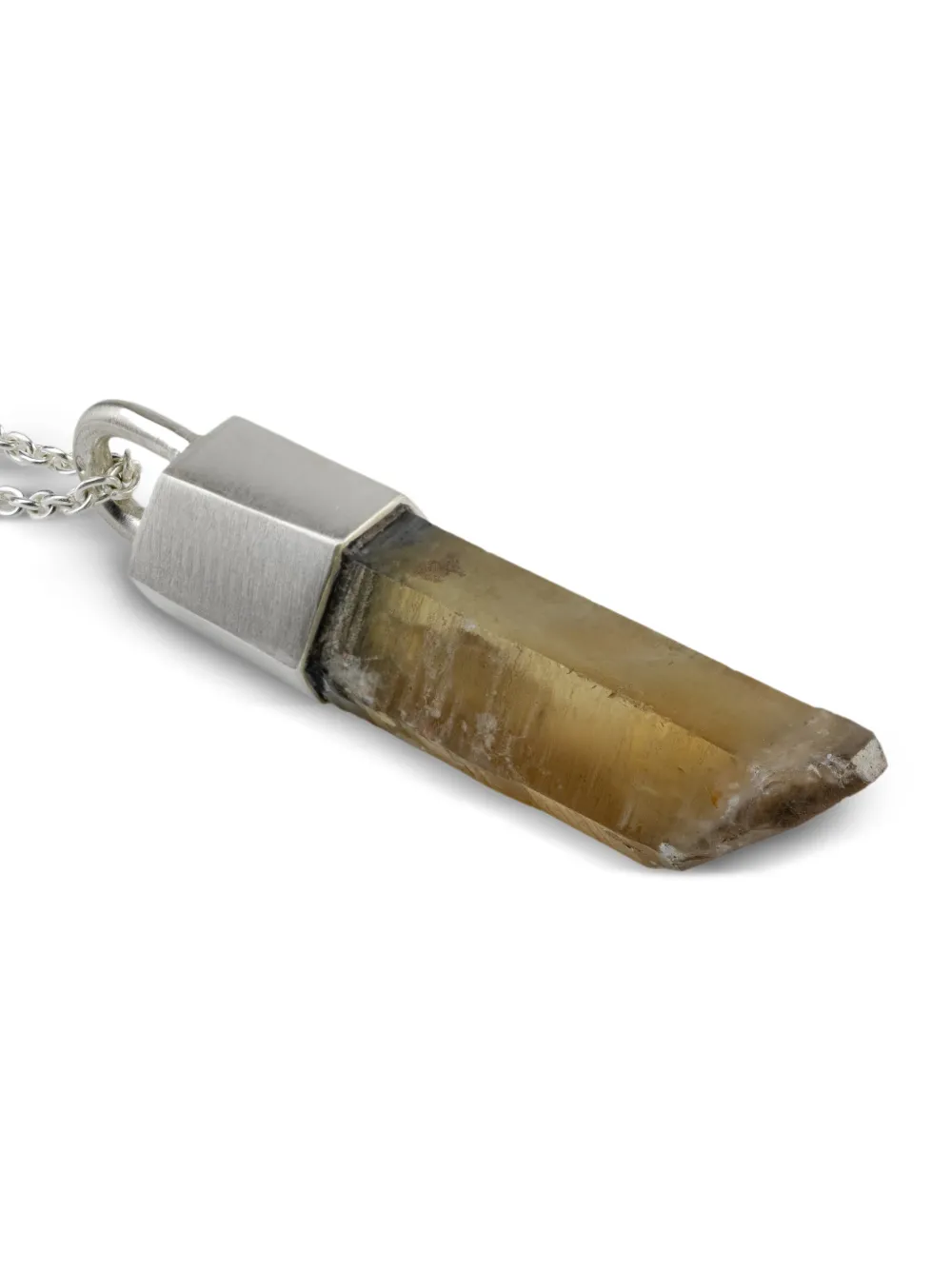 Parts Of Four Sterling Silver Talisman Necklace In Metallic