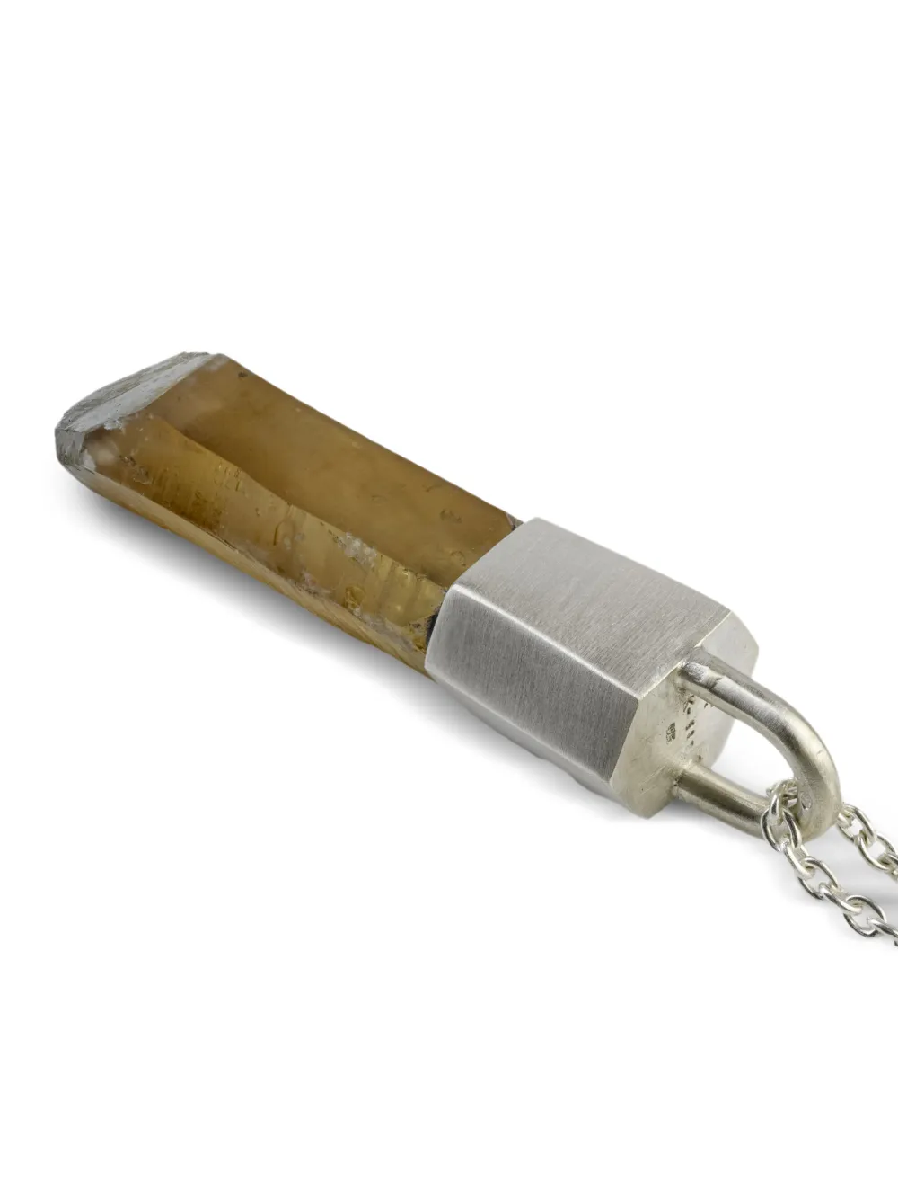 Parts Of Four Sterling Silver Talisman Necklace In Metallic