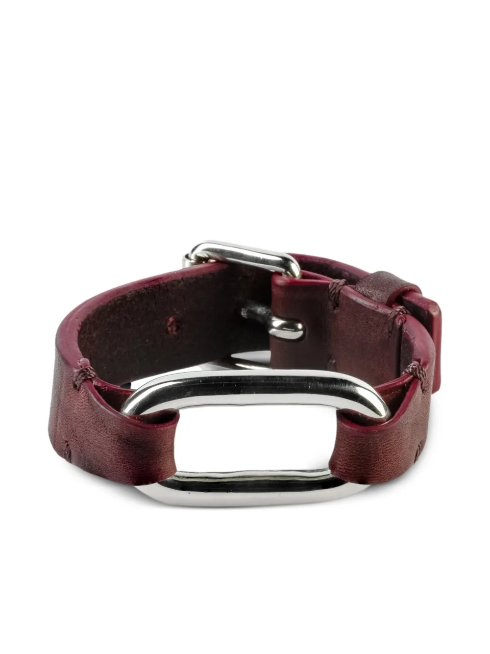 Parts of Four pulsera Link Gauntlet en plata de ley | rojo | Image 1