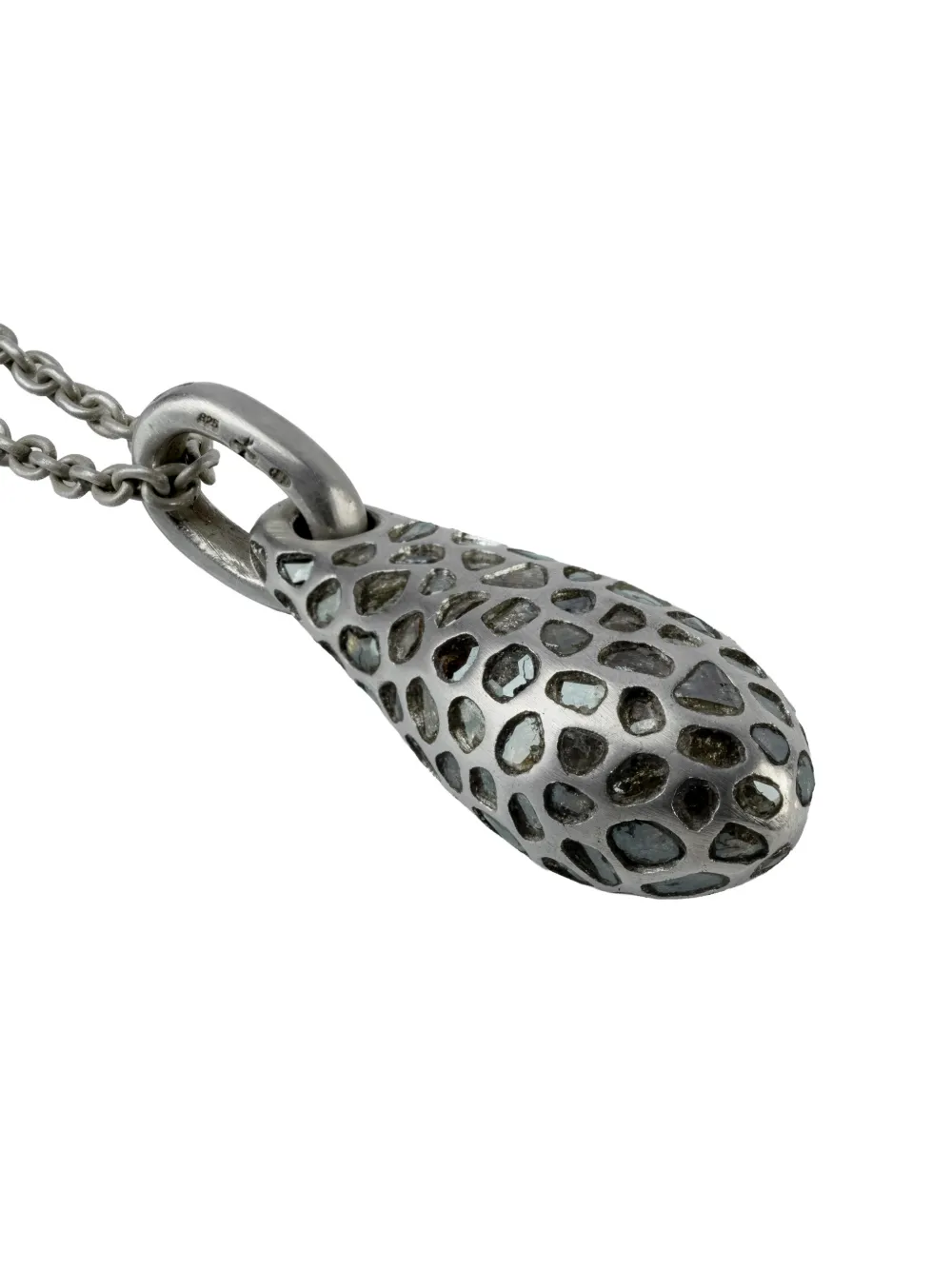 Parts Of Four Sterling Silver Chrysalis Diamond Necklace In Brown