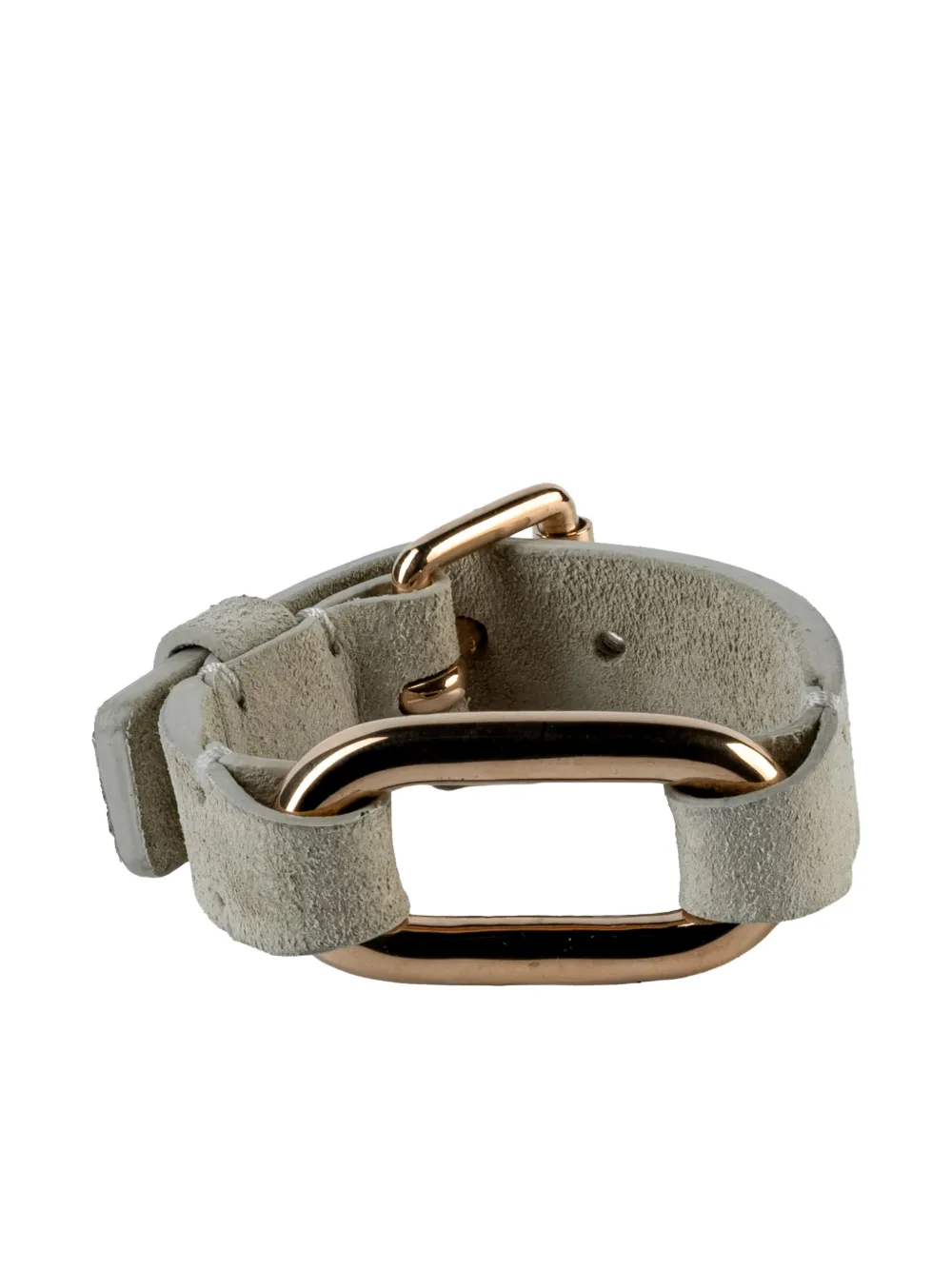 Parts Of Four Sterling Silver Link Gauntlet Square-detail Bracelet In Green