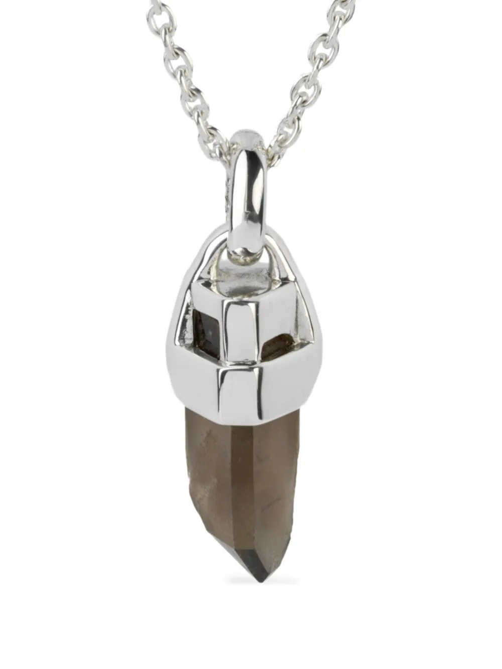 Parts of Four sterling silver Talisman necklace - Argento