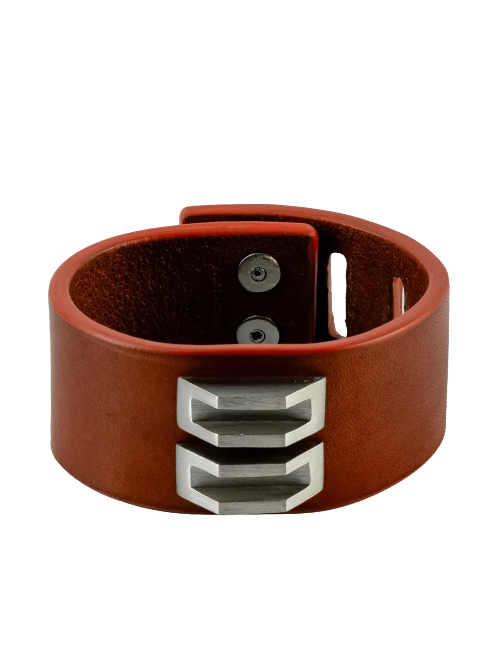 Parts of Four  Restraint Charm inverted pyramid studs bracelet | Brown | Image 1