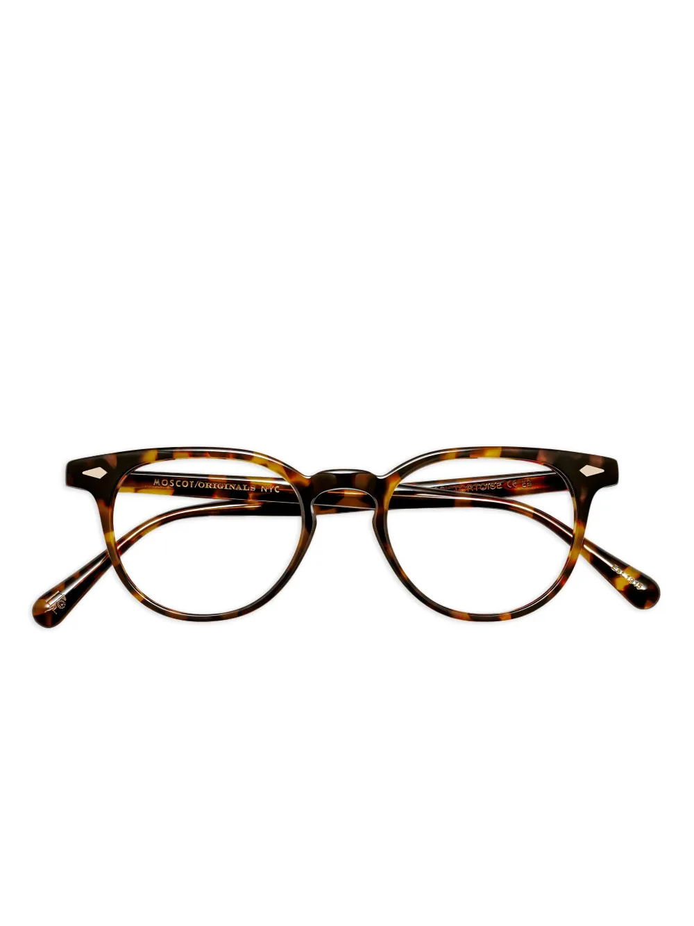 Moscot Fevel round-frame glasses | Brown | Image 1