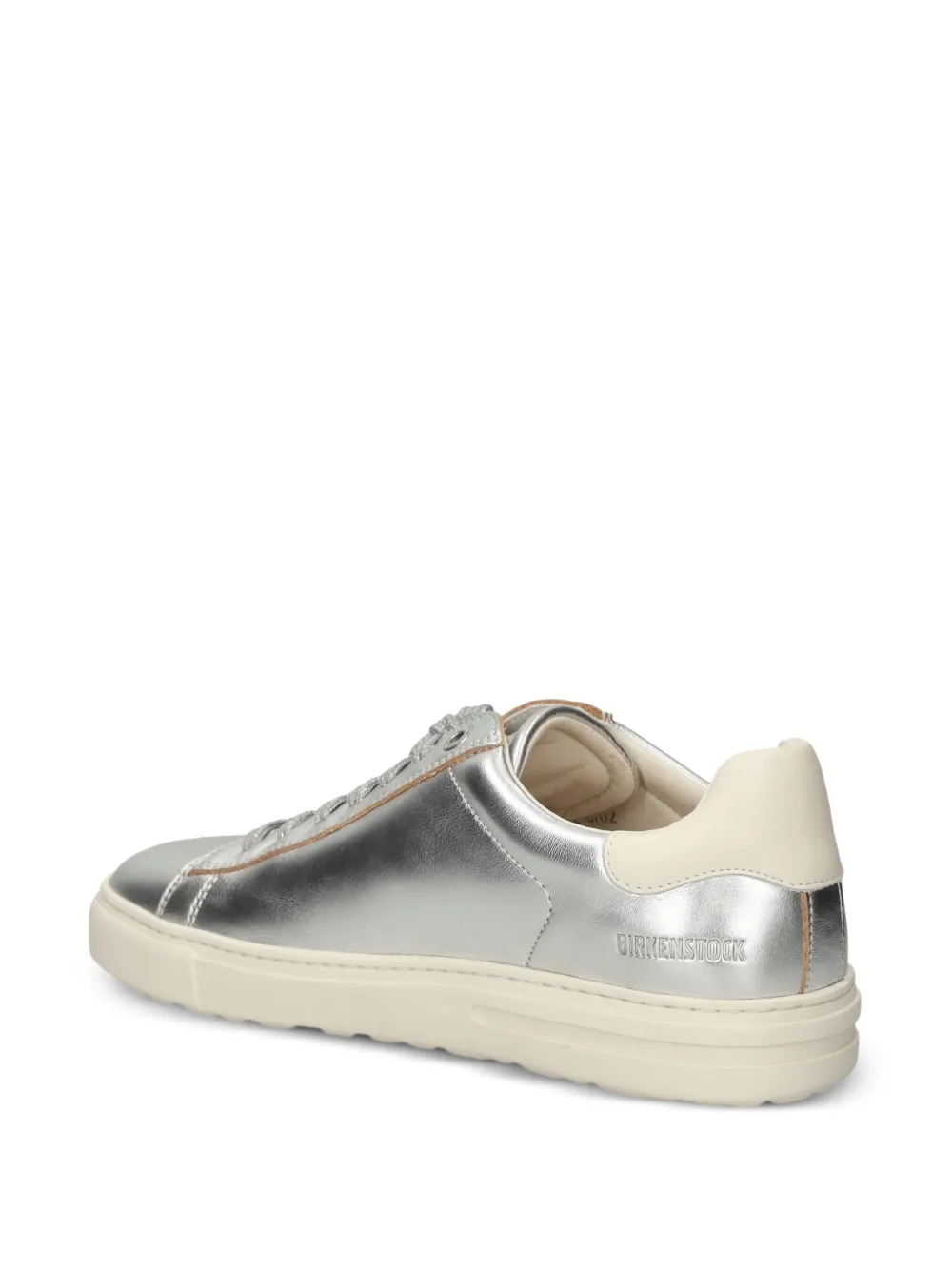 Birkenstock Bend leren sneakers Zilver