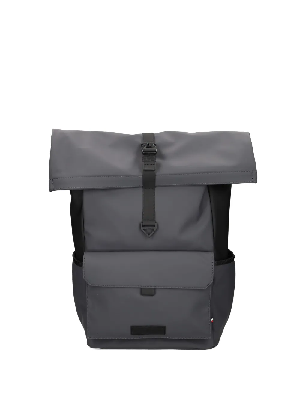 Tommy Hilfiger Th Seasonal Roll-top Backpack In Gray