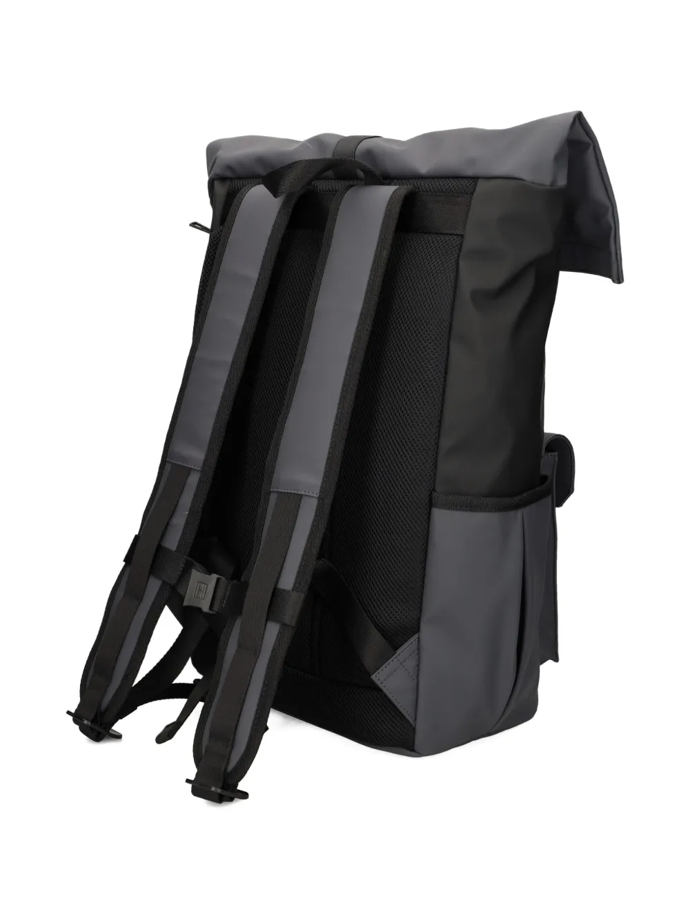 Tommy Hilfiger Th Seasonal Roll-top Backpack In Gray