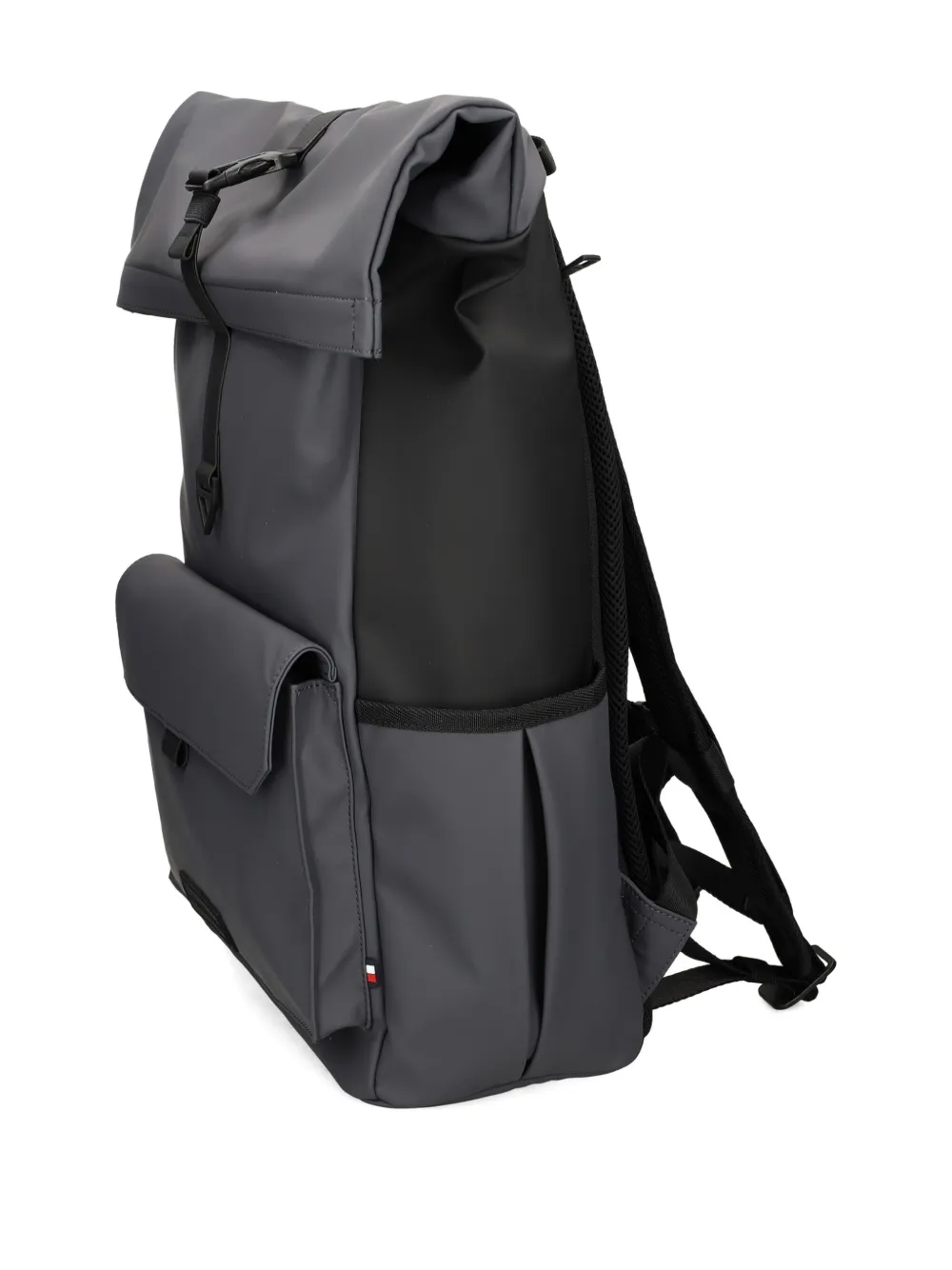 Tommy Hilfiger Th Seasonal Roll-top Backpack In Gray