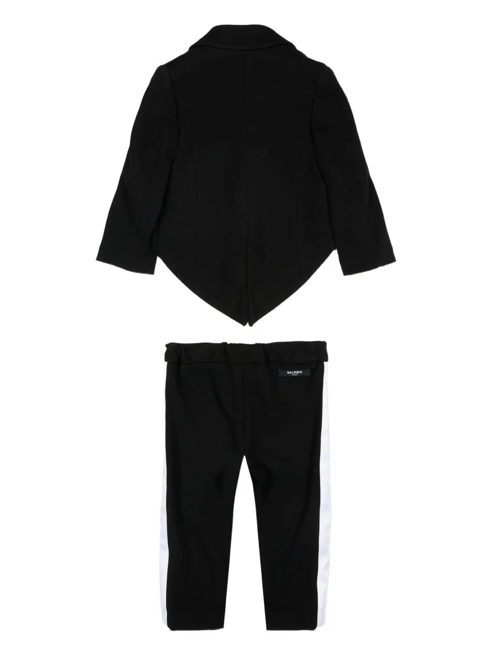 Balmain Kids Tweekleurig pak Zwart