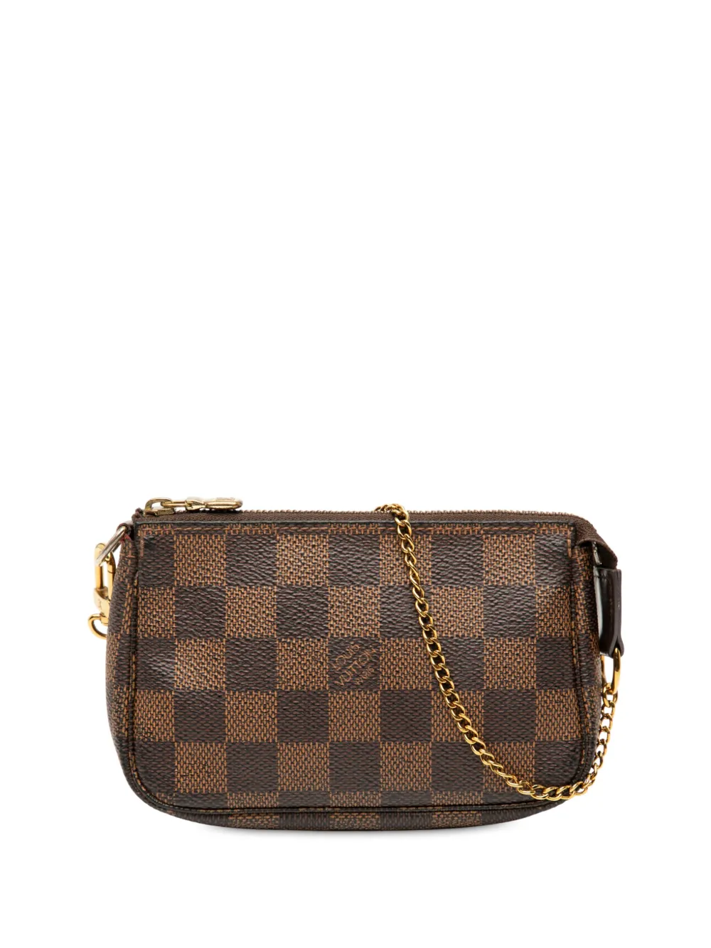 Louis Vuitton Pre-Owned 2016 Damier Ebene Mini Pochette Accessoires Louis Vuitton Pre-Owned 2016 Damier Ebene Mini Pochette Accessoires