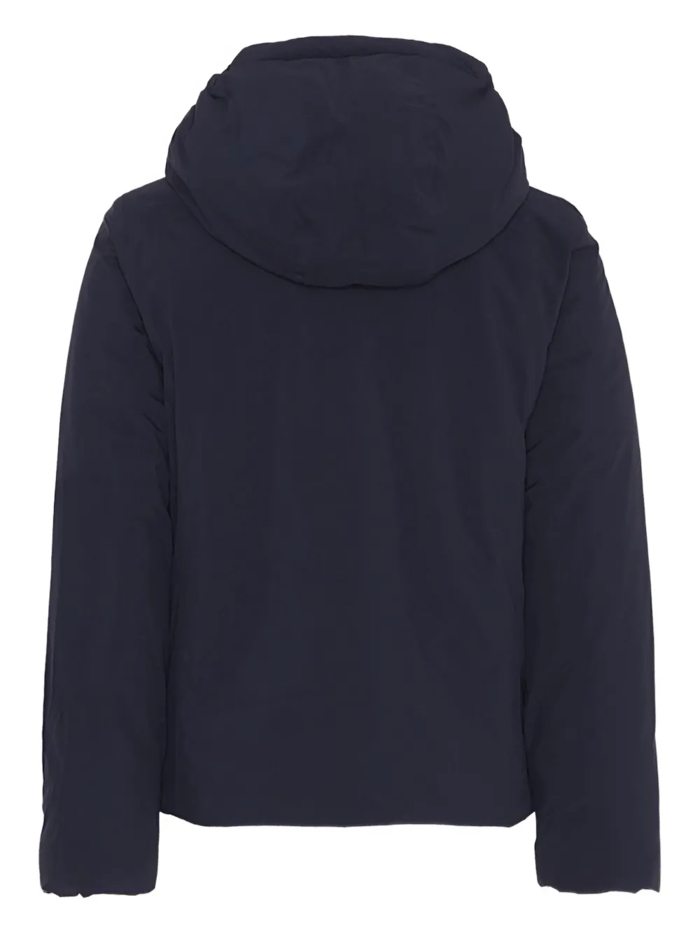 K-way Logo-patch Hooded Jacket In Blue