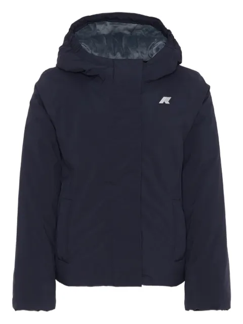 K Way Kids logo-patch hooded jacket