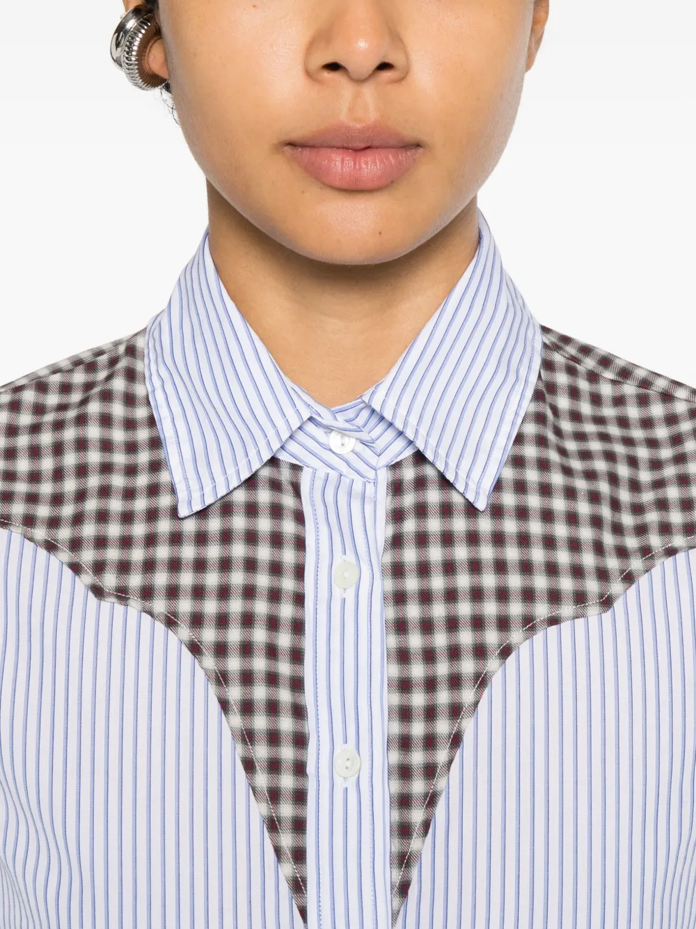 Diega Costelina Checked Shirt In Blue