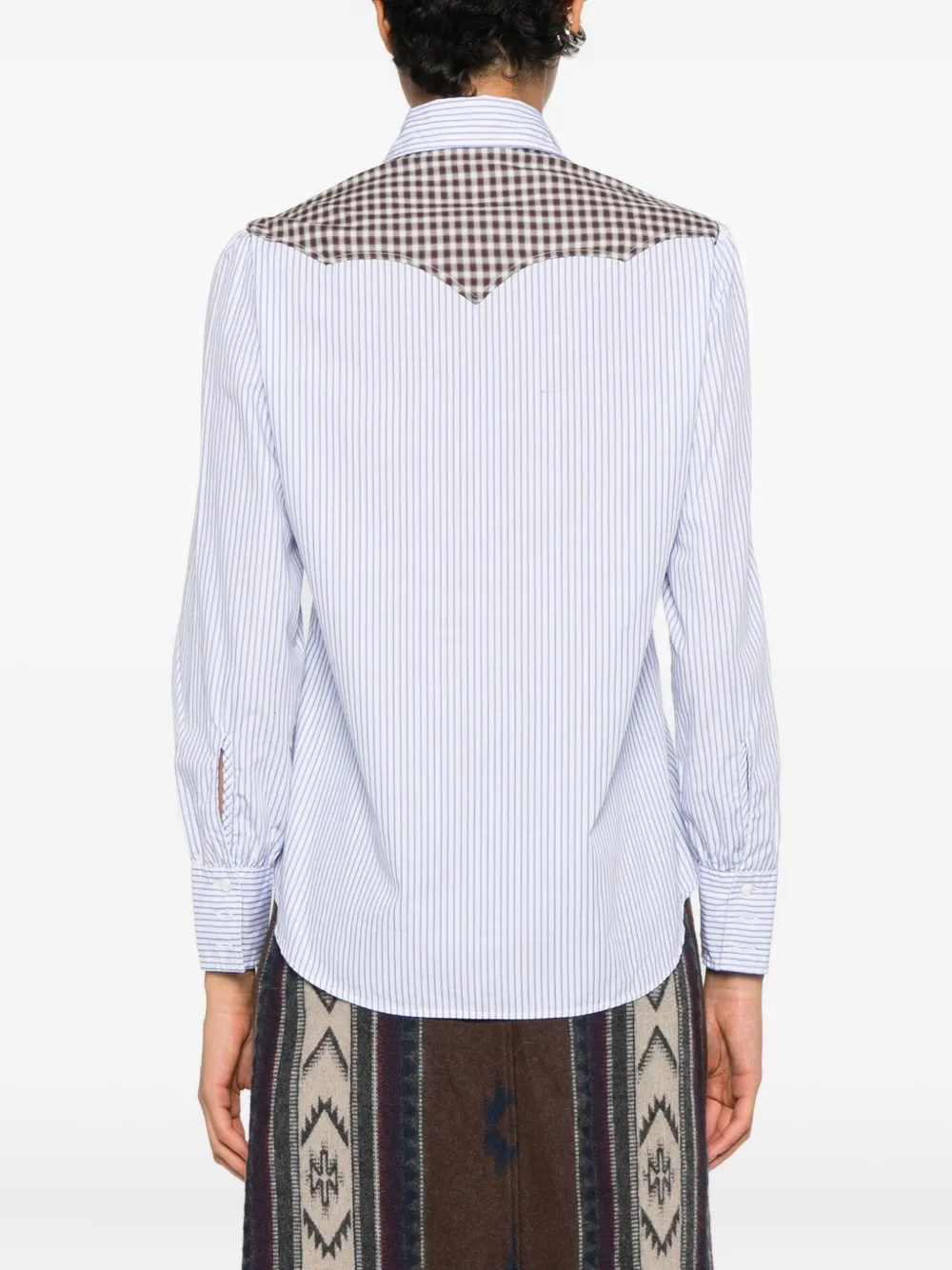 Diega Costelina Checked Shirt In Blue