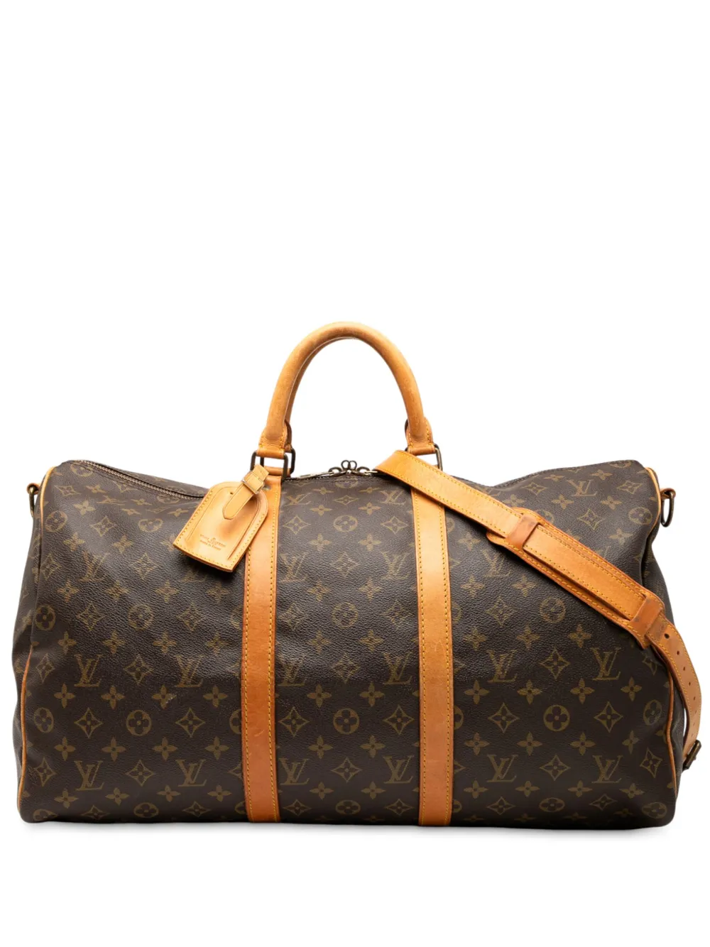 Louis Vuitton Pre-Owned 1986 Monogram Keepall Bandouliere 50 travel bag | Brown | Image 1