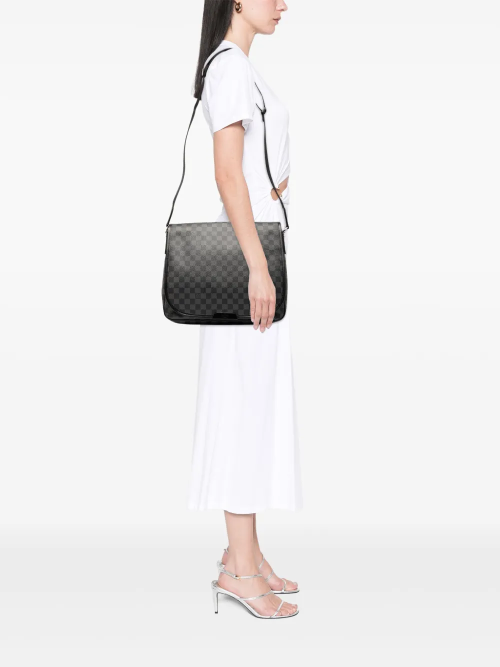 Louis Vuitton Pre-Owned 2008 Damier Graphite Daniel GM Umhängetasche | Pre-owned | Image 2