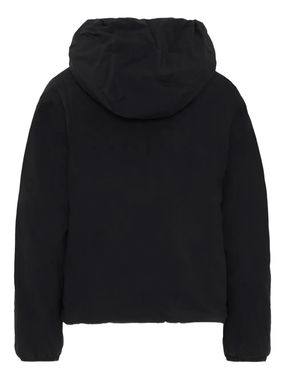 K-way Zip-up Hooded Jacket In Black
