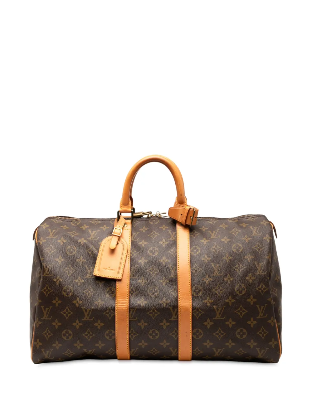 Louis Vuitton Pre-Owned 1990 Monogram Keepall 45 travel bag | Brown | Image 1