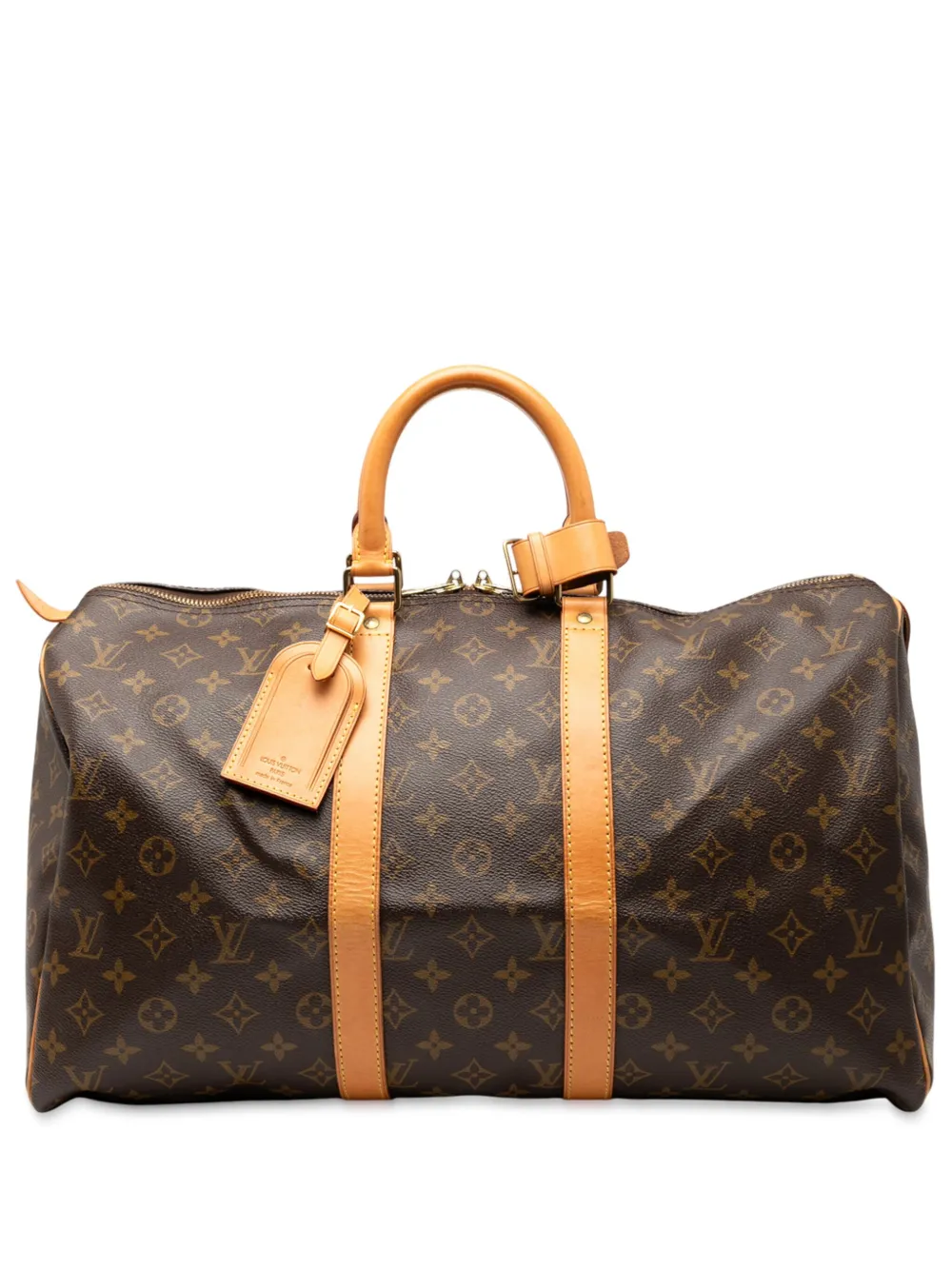 Louis Vuitton Pre-Owned 1995 モノグラム キーポル 45 ボストンバッグ - ブラウン Louis Vuitton Pre-Owned 1995 モノグラム キーポル 45 ボストンバッグ - ブラウン