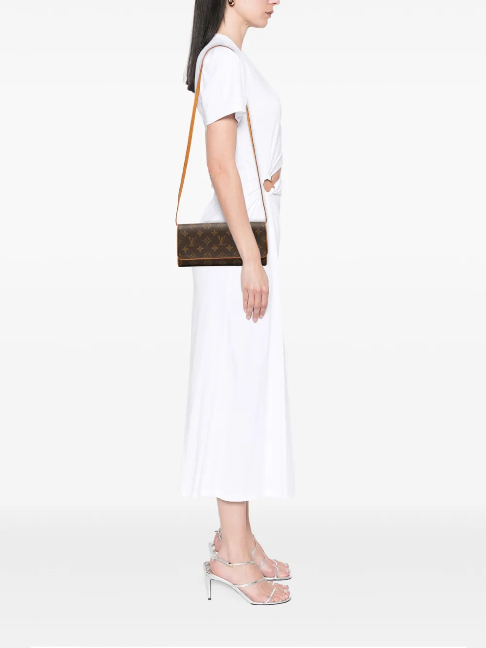 Louis Vuitton Pre-Owned 2000 Monogram Pochette Twin GM crossbody bag | Pre-Owned | Image 2