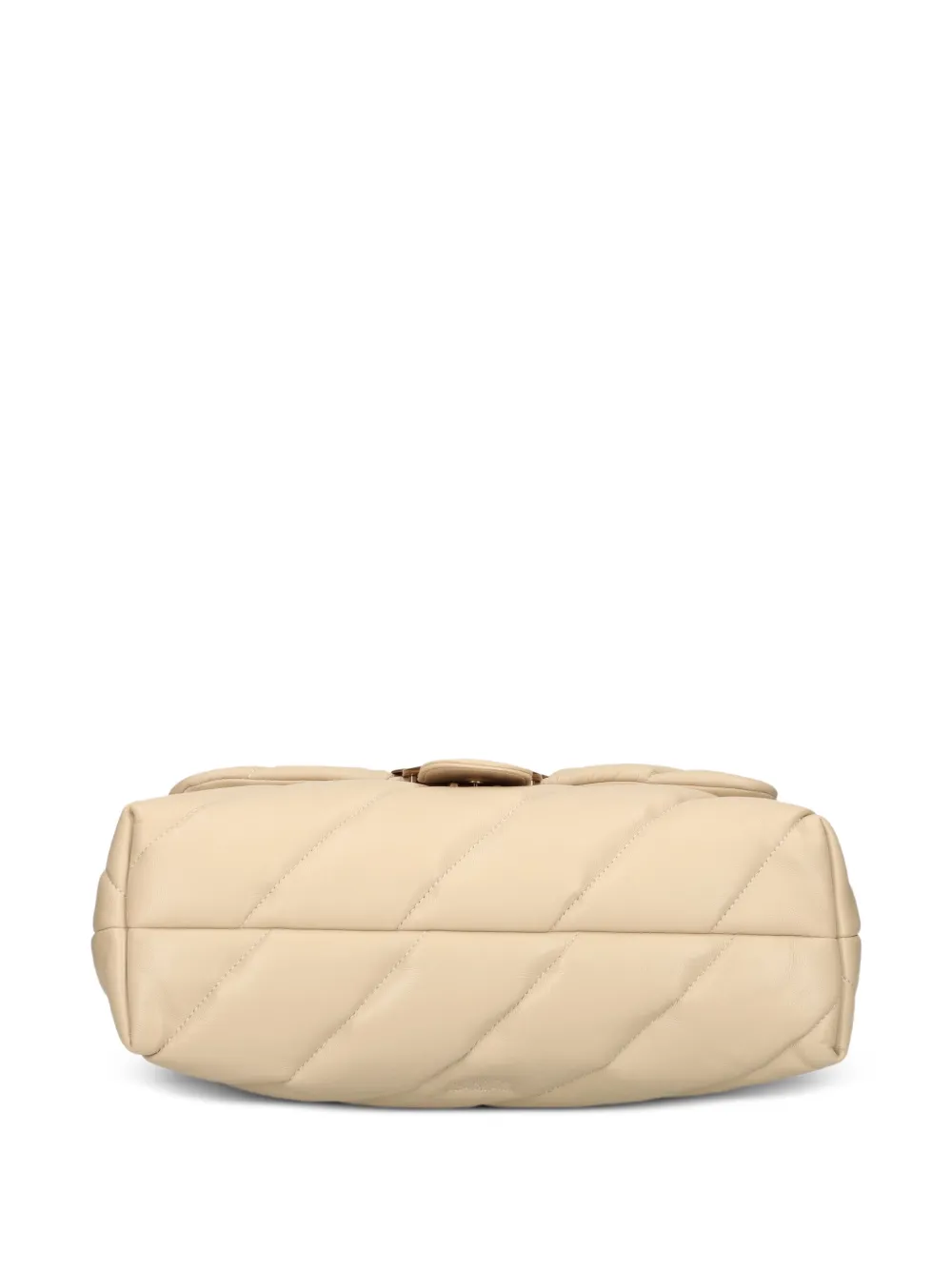 PINKO Love medium schoudertas met kettinghengsel Beige