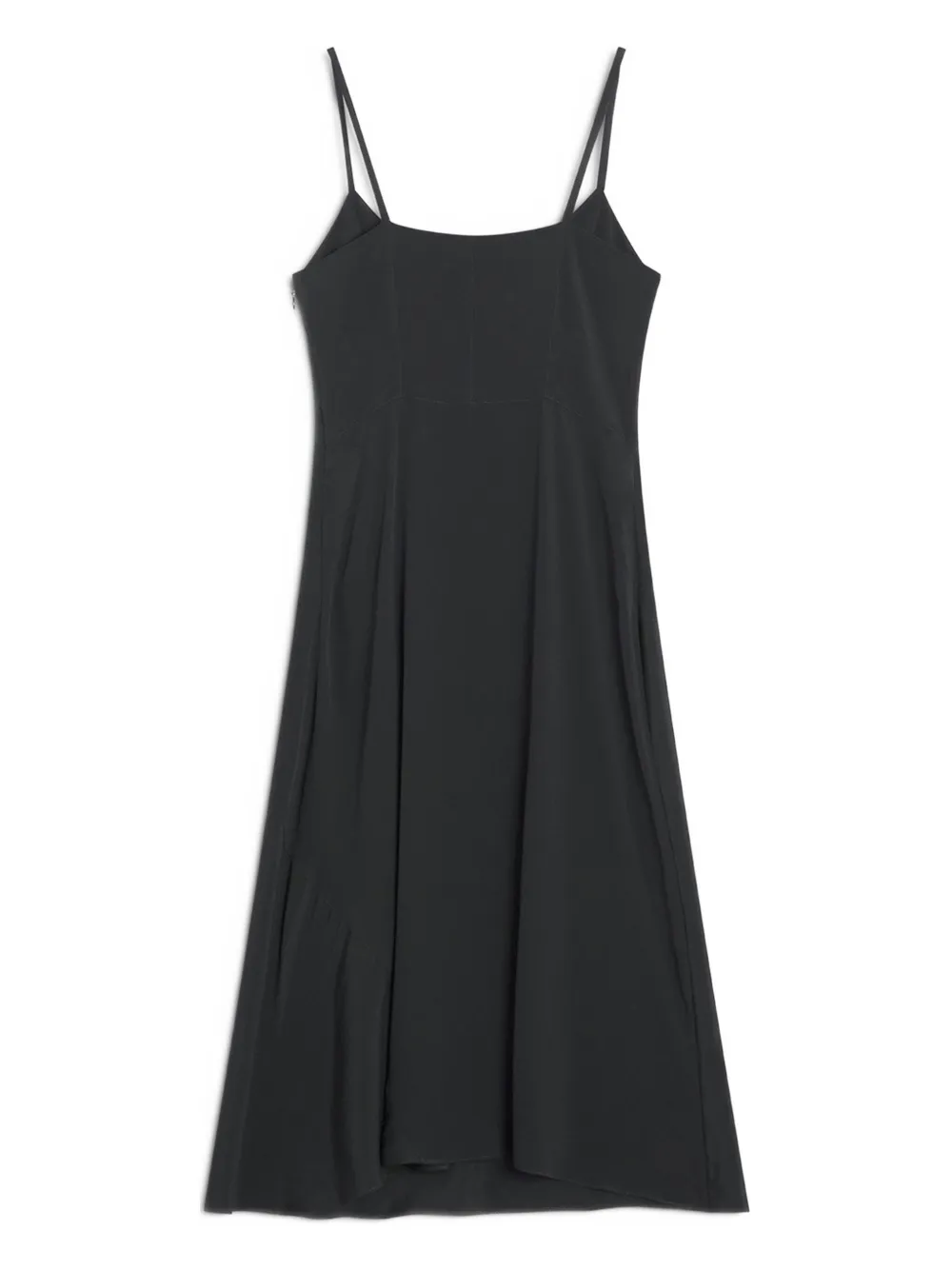 Maison Kitsuné spaghetti-strap midi dress - ブラック